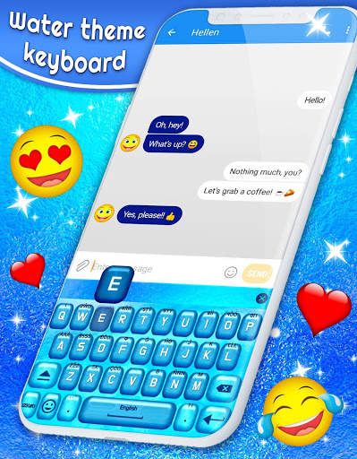 Water Drops Keyboard 🌧️ Rain Keyboards Themes screenshot 2
