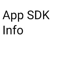 App SDK Info icon
