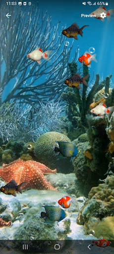 Aquarium Live Wallpaper 3D screenshot 7