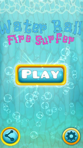 Water Ball Fire Surfer: 3D 2019 screenshot 1