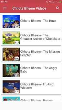 Collection Of Chota Bheem Videos screenshot 1