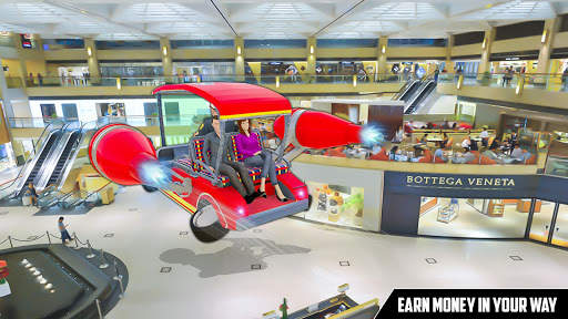 Real Flying Car Taxi Driver City Transport screenshot 2