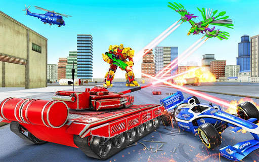 Tank Robot Game 2020 – Police Eagle Robot Car Game screenshot 7