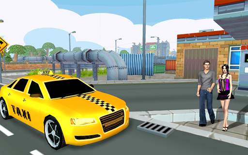 City Taxi Driving 3D screenshot 11