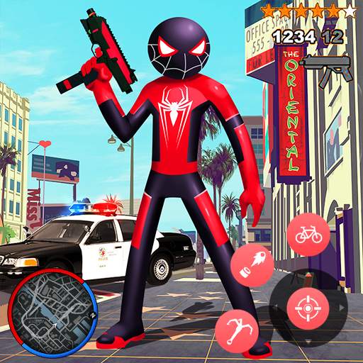 Amazing Superhero Stickman Rope Hero Gangstar 1.0