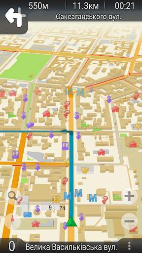 GPS navigator TourMap screenshot 5