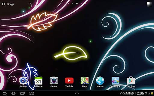 Glowing Flowers Live Wallpaper screenshot 11