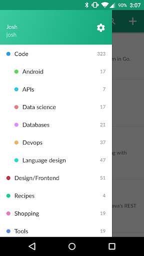 Larder for Android screenshot 1