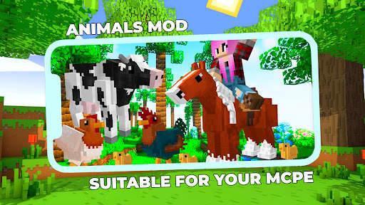 Animals Mod for Minecraft PE screenshot 1