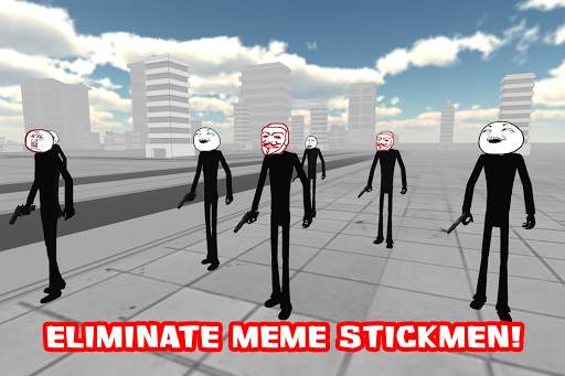Stickman Meme Sniper screenshot 1
