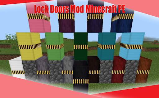 LockDoors Mod Minecraft Pocked screenshot 2
