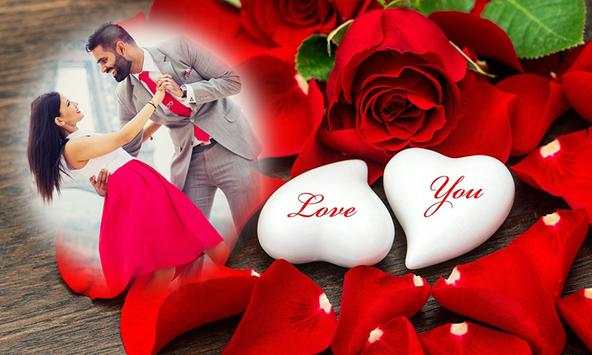 Red Rose Photo Frame скриншот 2
