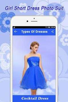 Short Dress Photo Suit 3 تصوير الشاشة