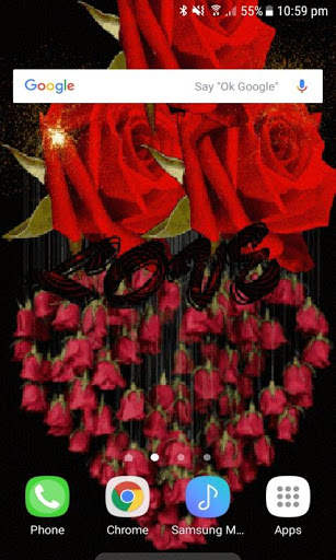 Rose Jhumer Live Wallpaper screenshot 1