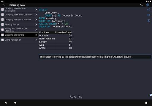 SQL Free स्क्रीनशॉट 21