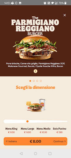 Burger King Italia screenshot 7
