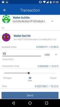 Universe - Ethereum Wallet 5 تصوير الشاشة