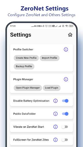 ZeroNet Mobile - Open, Free and Uncensorable Sites screenshot 5