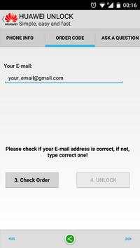 Unlock Huawei screenshot 3