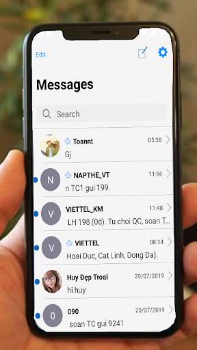 OS13 Messenger SMS 2020 screenshot 1