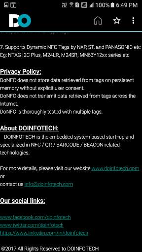 DoNfc - NFC Tag Reader & Creater App screenshot 7