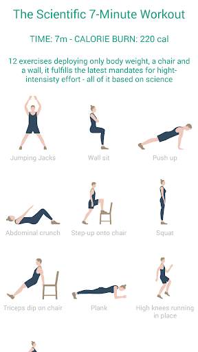 7 Minutes Workout Free! screenshot 1