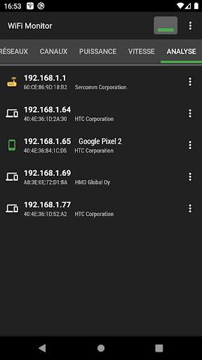 WiFi Monitor: analyseur de réseaux Wi-Fi screenshot 4