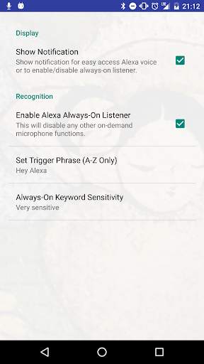 Listens for Alexa screenshot 2
