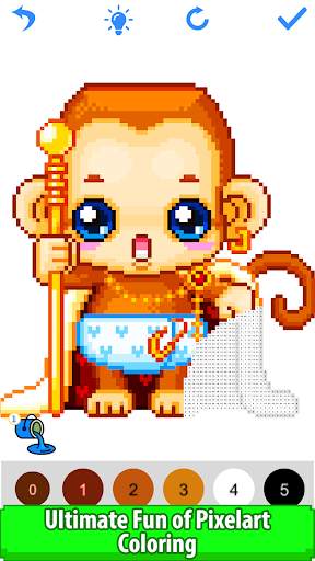 Pixly - Paint by Number,Pixel Art,Sandbox Coloring screenshot 4