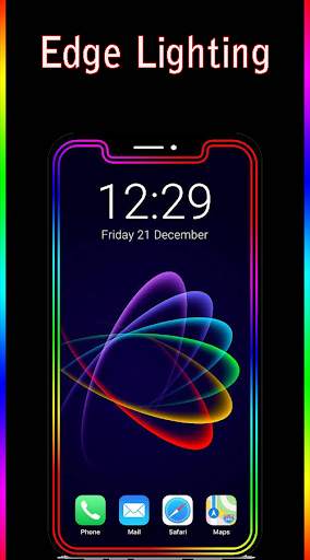 Edge Light Border Live Wallpaper & Notch for ios11 screenshot 5