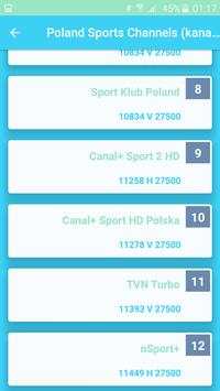 Hot bird 13°E Sports CH Freq. screenshot 4