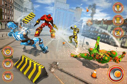 Police  Dragon Robot Car War screenshot 5