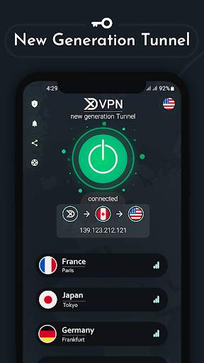 Xd VPN - Fast VPN & secure VPN screenshot 1