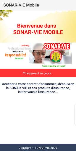 SONAR-VIE Mobile screenshot 1