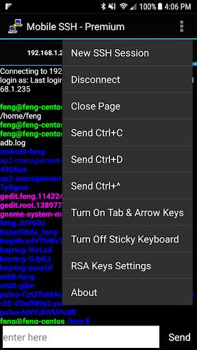Mobile SSH (Premium Version) screenshot 3
