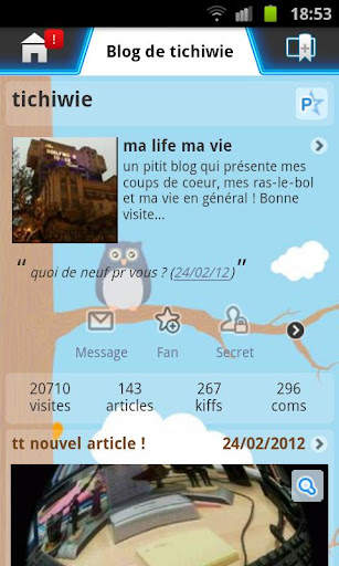 Skyrock.com 5 تصوير الشاشة