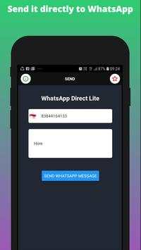 WhatsApp Direct Lite screenshot 2