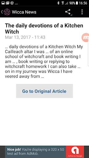 Wicca, Witchcraft & Pagan News screenshot 3