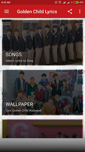 Golden Child Lyrics (Offline) screenshot 2