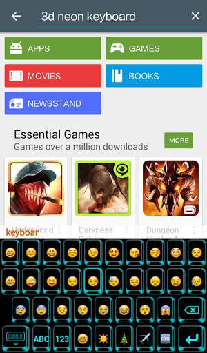 Glow Neon Keyboard screenshot 4