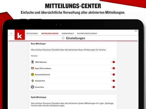 kicker Fußball News screenshot 14