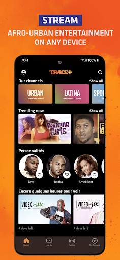 Trace  Stream Afro-Urban TV screenshot 3