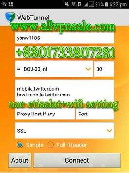 Webtunnel VPN screenshot 2