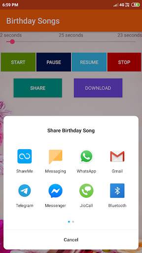 Birthday song for Girl screenshot 4