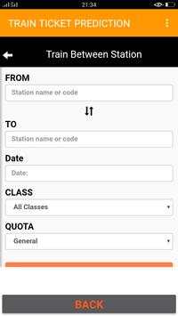 Railway Ticket Prediction screenshot 1