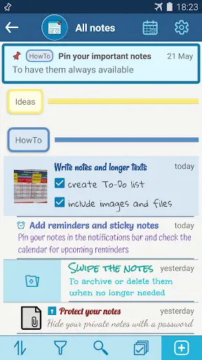 Note Manager: Notepad app with lists and reminders स्क्रीनशॉट 4
