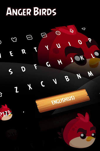 Anger Bird Keyboard स्क्रीनशॉट 3