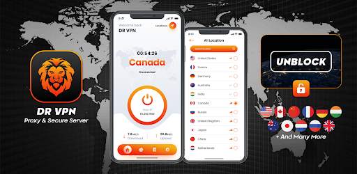 Dr VPN - Proxy & Secure Server screenshot 1