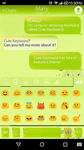Lemon Drink Emoji Keyboard screenshot 2
