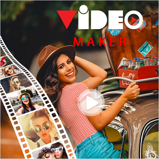 Photo video maker with music icon